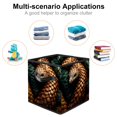 thumbnail image 2 of Pangolin Large Capacity Foldable Storage Basket with Handle 10.8"x10.5"x10.6" - Storage Bins, Storage Bin, Storage Box, 2 of 6
