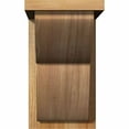 thumbnail image 2 of 8"W x 14"D x 14"H Crestline Rough Sawn Corbel w/Backplate, Western Red Cedar, 2 of 9