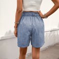 thumbnail image 3 of Women's Elastic Waist Wide - Leg Shorts - Ruffled, with Pockets for Work and Casual, 3 of 8