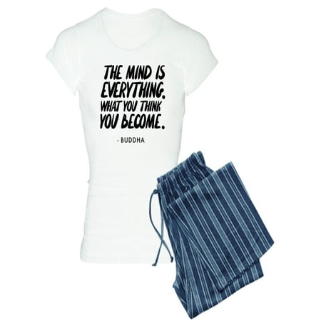 

CafePress - Buddha Quote The Mind Is Ev - Women s Light Pajamas