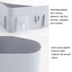 thumbnail image 3 of Billuyoard Los PP maximizan el espacio en las esquinas con un estante montado en la pared - Hueco tallado para carga pesada Fácil de instalar En Almacenamiento y organización del hogar Blanco Blanco, 3 of 6
