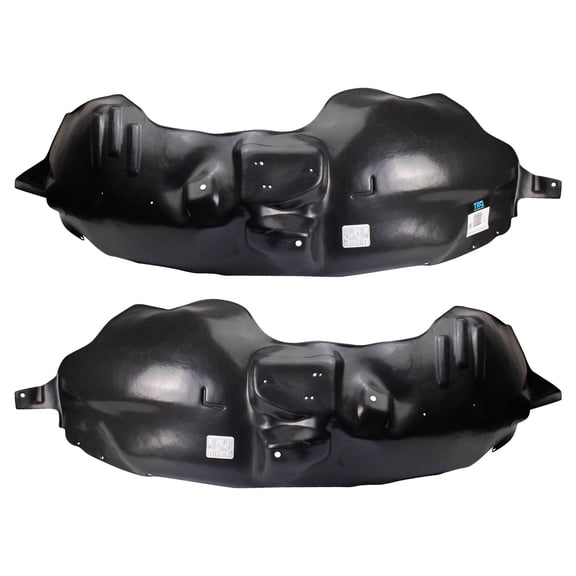 TRQ Front Inner Fender Liner Set Fits Select 2007-2014 Ford Expedition Lincoln Navigator FO1248129 FO1249129