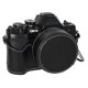 thumbnail image 2 of Compatible For Olympus OM-D E-M10 Mark IV Camera Case Half Wrapped Leather Bottom Cover with Lens Cap, 2 of 5