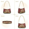 thumbnail image 2 of Ryvnso Poinsettia Flower Christmas Tree Womens Chain Shoulder Bag Tote Handbags Clutch Hobo Purse with Zipper for Travel, 2 of 7
