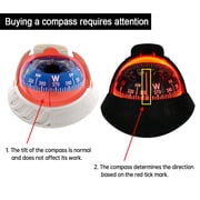 Electronic Navigation Compass Pivot Compass For Marine Marines Camping Gear With Magnetic Deflection Angle Adjustment, Used In Cars And Ships