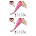 thumbnail image 1 of Ounissouiy Cake Decorating Tools with Icing Bag Making Restaurant Kit Equipment Nozzles Pastry Accessory Props Cream Confectionery rosa Set 1 2piezas, 1 of 6