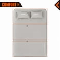 thumbnail image 3 of KingCamp Matelas de Camping Autogonflant Double avec 2 Oreillers, Gris, 3 of 5