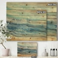 thumbnail image 3 of Designart 'Ocean Mineral Waves' Nautical & Coastal Print on Natural Pine Wood, 3 of 3