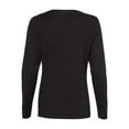 thumbnail image 2 of Hanes Perfect-T Womenâ€™s Long Sleeve Scoopneck T-Shirt, 2 of 3
