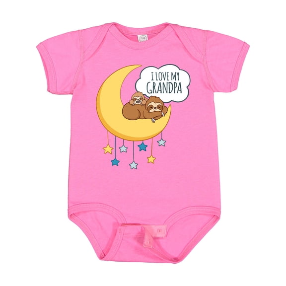 Inktastic I Love My Grandpa Boys or Girls Baby Bodysuit
