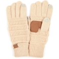 thumbnail image 2 of Gant Côtelé Solide pour Femme avec Embouts Intelligents (G-20)(G-33), 2 of 2