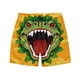 thumbnail image 4 of Pantalones de Baño de Cintura Elástica para Hombres Pantalones Cortos de Playa de Bolsillo Doble con Impresión Divertida, 4 of 9