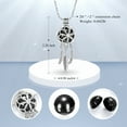 thumbnail image 2 of Cremation Jewelry Dream Catcher Urn Necklace for Ashes Flower with Feather Wings Ashes Pendant Necklace Cremation Keepsake Jewelry for Women Men Pet, 2 of 6