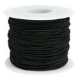 thumbnail image 4 of FOMIYES 1 Roll of 1.2mm 50m Elastic String DIY Handmade Beads String DIY Elastic Cord Neckalce Bracelet DIY Material 4 Core (Black), 4 of 8