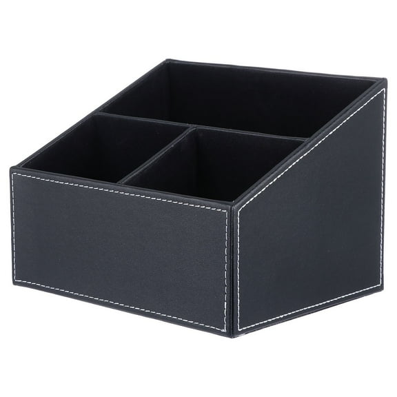 WHAMVOX Remote Control Storage Box Storage Box Miss 18x15.5x13cm Black