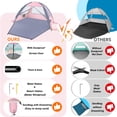 thumbnail image 3 of Carpa de Playa Happy Travel Refugio Solar con Protección UPF 50+ para 3-8 Personas, 3 of 7