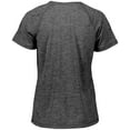 thumbnail image 2 of Holloway Sportswear L Womens Electrify 2.0  Short Sleeve Shirt V-Neck Black Heather 222718, 2 of 4