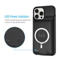 thumbnail image 3 of Funda de batería YINGYKJ para iPhone 16 Pro Max 12000mAh negra, 3 of 7