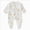 A109-Newborn One-Piece Jumpsuit-Yellow, variant on Newborn Newborn Footed Sleeper Gown With Mitten Cuffs Cotton Side Baby Footed Print Infant Play For 0 6 Months Sleep & Play One-Piece Bodysuit