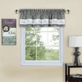 thumbnail image 2 of 58 x 14 in. Live, Love, Laugh Window Curtain Valance, Grey, 2 of 2