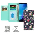 thumbnail image 5 of CoverON For Samsung Galaxy A54 5G Wallet Case, RFID Blocking Vegan Leather 6x Card Slot Holder Cover Flip Folio Phone Pouch, Navy Flower, 5 of 6