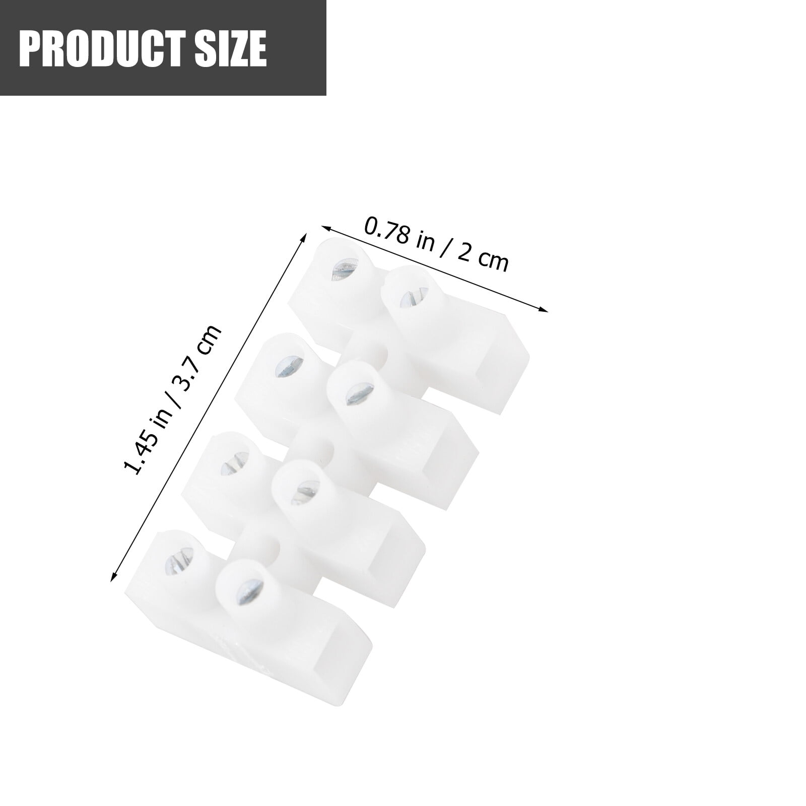 10pcs Quick Connect Wire Connector 4pin Screw Type Quick Connect