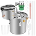 thumbnail image 1 of leyfeng Destilador de cerveza casero pequeño, máquina de rocío puro, equipo de elaboración de cerveza, destilador de licor, 1 of 8