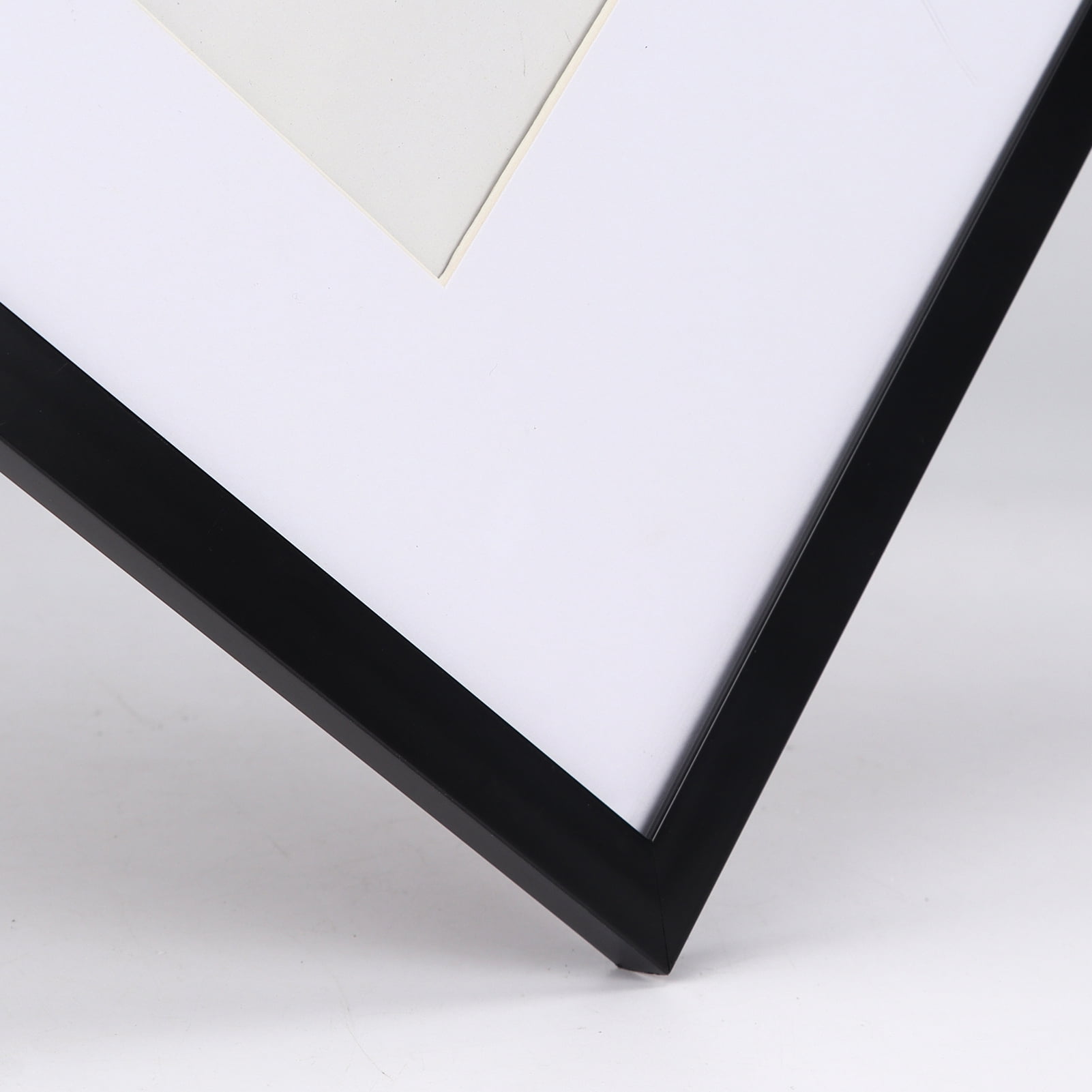 Giftgarden 11x17 Picture Frame Set of 4, Matted 11x17 Frames for 8x12 Pictures with Mats, 11 x 17 Poster without Mat for Wall Hanging Display, Black