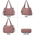 thumbnail image 5 of Bolsos de mano Angel Kiss para mujer con asa superior poliuretano 6802pink X-Large, 5 of 5