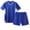 Blue, variant on 2 Pack Boys' Soccer Jerseys, Quick Dry Athletic Short Sleeve V Neck T-Shirts for Youth Kids, Performance Tops Activewear Size 2XS-XL Blue