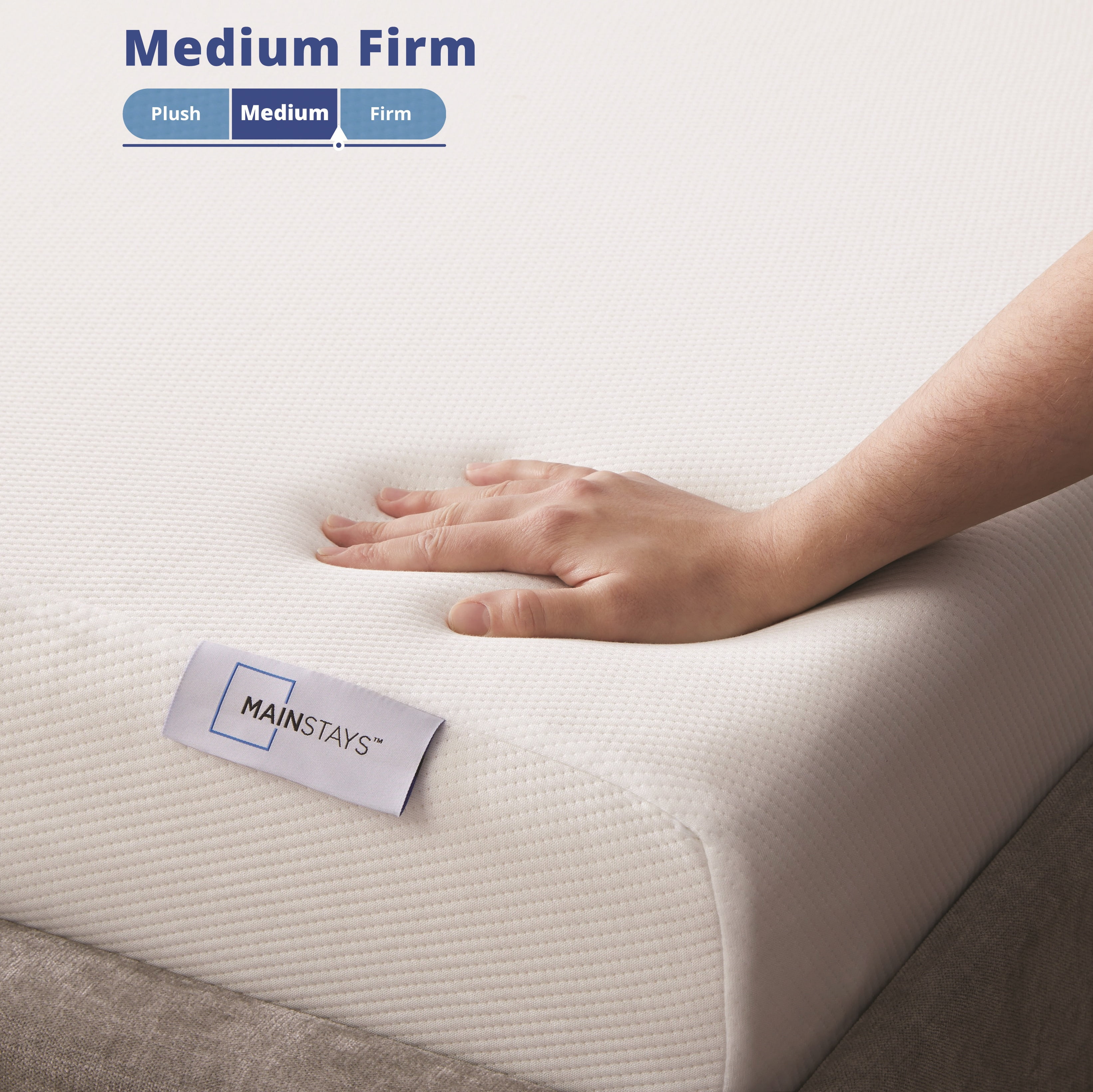 Mainstays 10” Medium Firm Memory Foam Mattress, Full