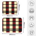 thumbnail image 2 of Ryvnso Checkered Grid-z6 Dish Drying Mat for Kitchen Countertop 16x18 Small Dish Pad Drainer Rack Dish Sink Mats, 2 of 7
