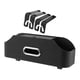 thumbnail image 4 of Auto asiento trasero organizador caja de pañuelos 2 bebida portavasos viaje fácil instalación automóvil accesorios interiores con ganchos soporte para Negro shamjiam Organizador del respaldo del asiento del automóvil, 4 of 7
