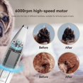 thumbnail image 2 of Recortador de patas de perro, cortapelos para perros, cortapelos inalámbrico para gatos y perros pequeños, minicortapelos eléctrico de bajo ruido para mascotas para recortar el pelo alrededor de, 2 of 5