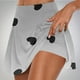 thumbnail image 2 of Faldas de Verano para las Mujeres Impresión Hoja Plisado Tenis Atlético Elástico Pantalones Cortos, Falso Dos Piezas Pantalones Falda para Diario, 2 of 6