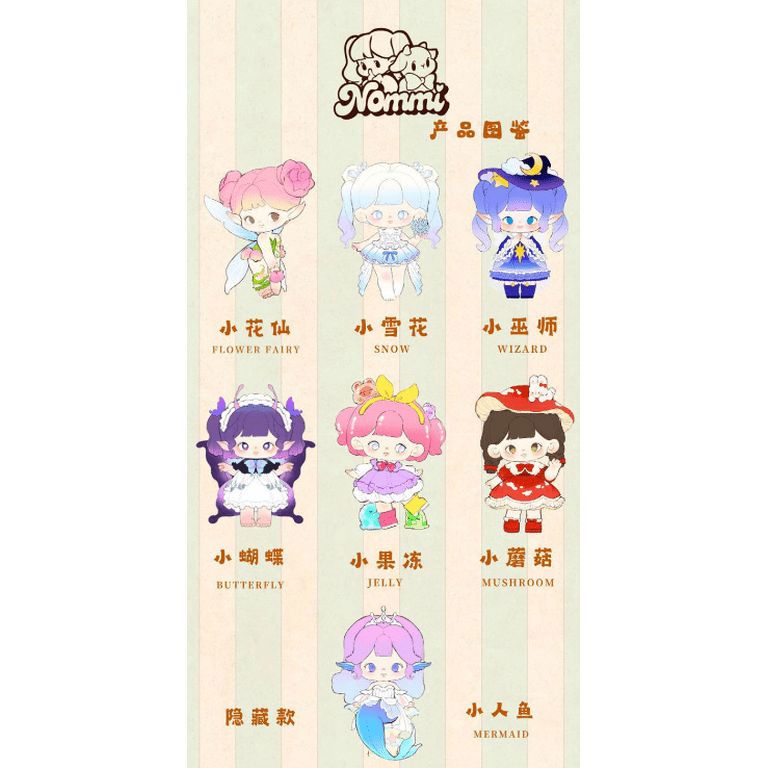 Nommi Little World Series Blind Box, Christmas Birthday Gift for