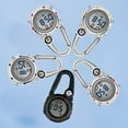 thumbnail image 4 of LEEYNEER Digital Carabiner Watch Luminous Anti-scratch Precise Backpack Belt Pocket Clip on Watch for Outdoor, 4 of 8
