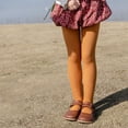 thumbnail image 5 of Polainas con pies para niños Medias suaves y cálidas de moda para niños para primavera otoño Naranja Amarillo L Altura 35.4-41.3 pulgadas Adecuado para niños de 2 a 4 años, 5 of 5