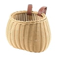 thumbnail image 2 of Cesta de bicicleta para niños DYNWAVEMX cesta tejida a mano decorativa beige, 2 of 8