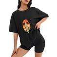 thumbnail image 2 of Women T Shirts and Men T shirt Oversized Shirts Cool Graphic Tees for Men Vintage Streetwear Sweat Casual Shirt 4XL, 2 of 5
