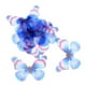 thumbnail image 2 of 10 piezas de mariposas artesanales/clips de mariposa artificiales decorativos/gasa Jinwen Chiffon Flatback Embellishment, 2 of 8