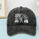 thumbnail image 4 of Gorra Para Hombre Y Mujer Divertida Gorra De Béisbol Ajustable Lavada Y Bordada Negro Bordado Talla Única, 4 of 4