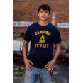 thumbnail image 4 of Camping Its Lit Pun Outdoors Nature Men's Graphic T Shirt Tees Brisco Brands S, 4 of 4