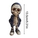thumbnail image 3 of Sudadera Halloween Muñecas Calavera Artesanías Resina Escultura Hombre Esqueleto Gótico (B), 3 of 3