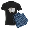 thumbnail image 6 of CafePress - Ace Clubs Flush Pajamas - Men's Dark Loose Fit Cotton Pajama Set, 6 of 7