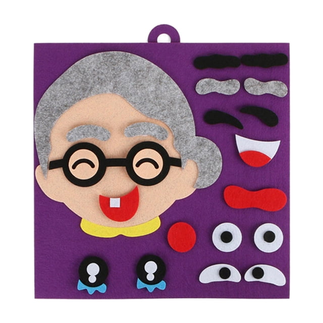 Juguetes Educativos de Rompecabezas Sunnimix Cambio de Emoción 30x30cm