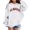 White, variant on WOYY Toddler Girls' Hoodie Hawaii Print Pullover Hooded Sweatshirt with Pocket, Sizes 3-4T