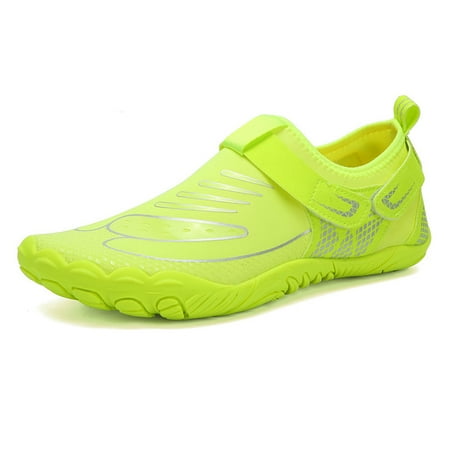 

YFMHA Running Shoes Breathable Non-slip Unisex Tennis Fitness Sneakers (Green 42)