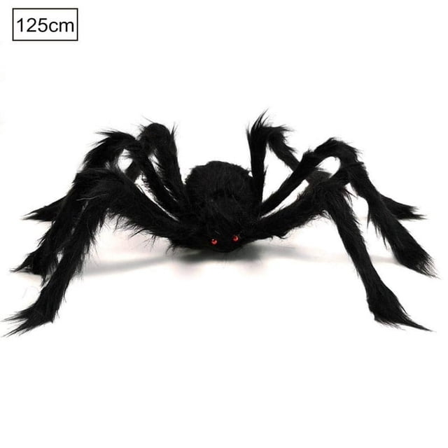 Maojin Halloween Decoration Spider Decorative Props Simulation Plush Spider Decorative