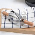 thumbnail image 5 of Stainless Steel Rolling Cutter Baking Croissant Dough Pastry Bread Wheel Tool, 5 of 5